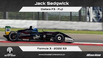 iRacing - 22S3 - Dallara F3 - Formula 3 - Fuji - Jak