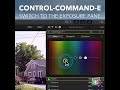 Final Cut Pro Shortcut | Control-Command-E | Switch to the Exposure Pane