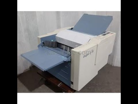 紙折り機売ります duplo df-920 中古 デュプロ製 卓上紙折機 DF-920 A3対応