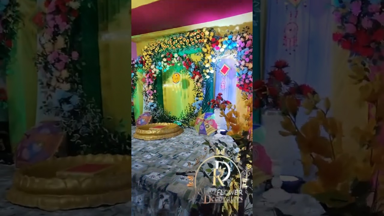 Flowers Stage Background | 