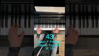How to Play Bach Prelude in F BWV 927 Hands together for measure 15 VIDEO 43