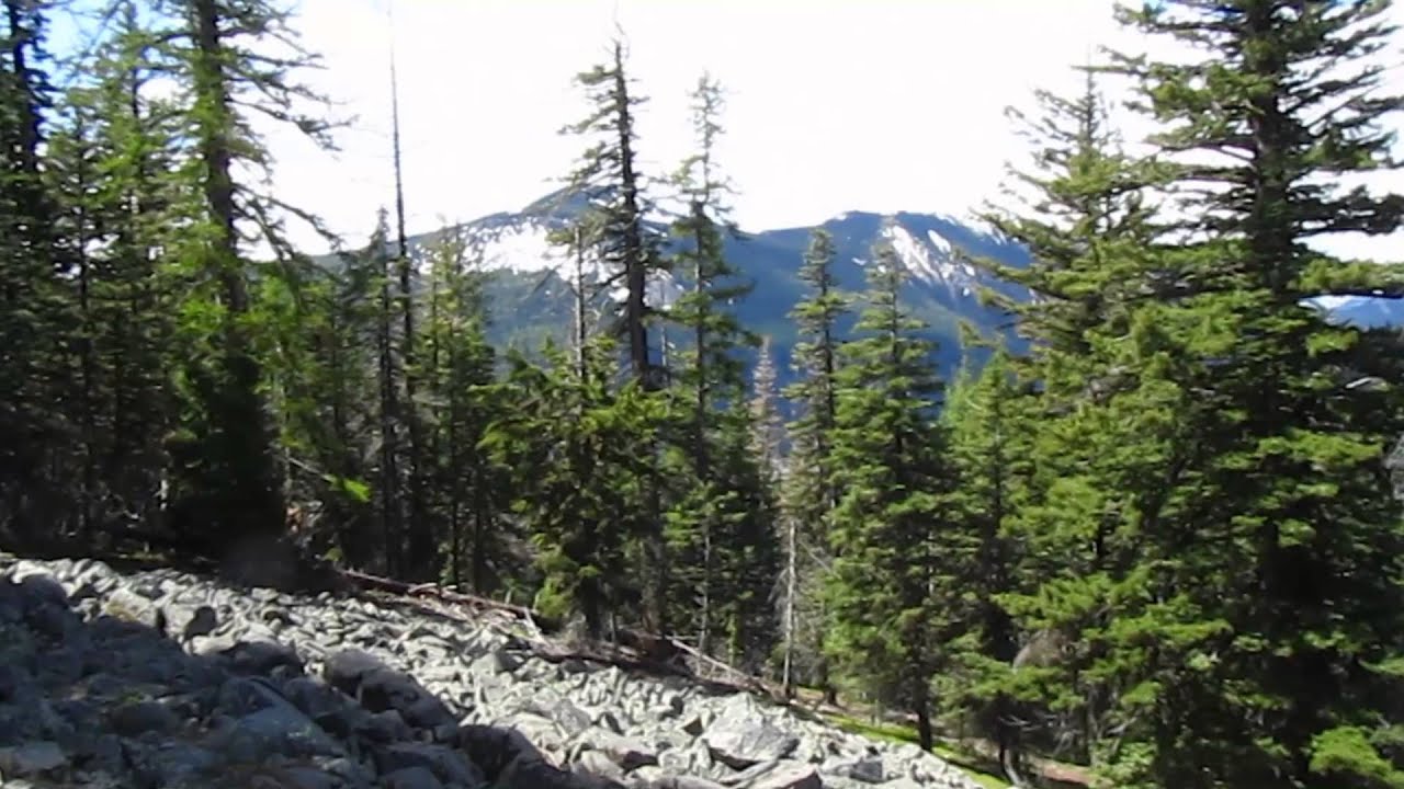 Sand Ridge Trail southeast of Mt. Rainier - YouTube