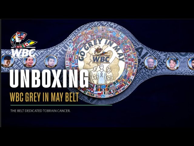 Unboxing the WBC Grey in May Belt - YouTube