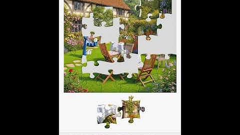 Beautiful Garden Tea Party Jigsaw Puzzle Game 🧩 | Relaxing & Satisfying | PUZZLEMASTER1122