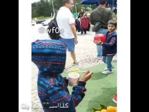 طفل خليجي يقلد الكلام اللبناني مضحك جدا