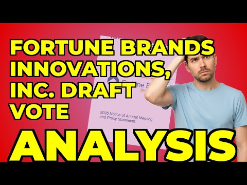 Fortune Brands Innovations: My Key Takeaway from Their Proxy Filing