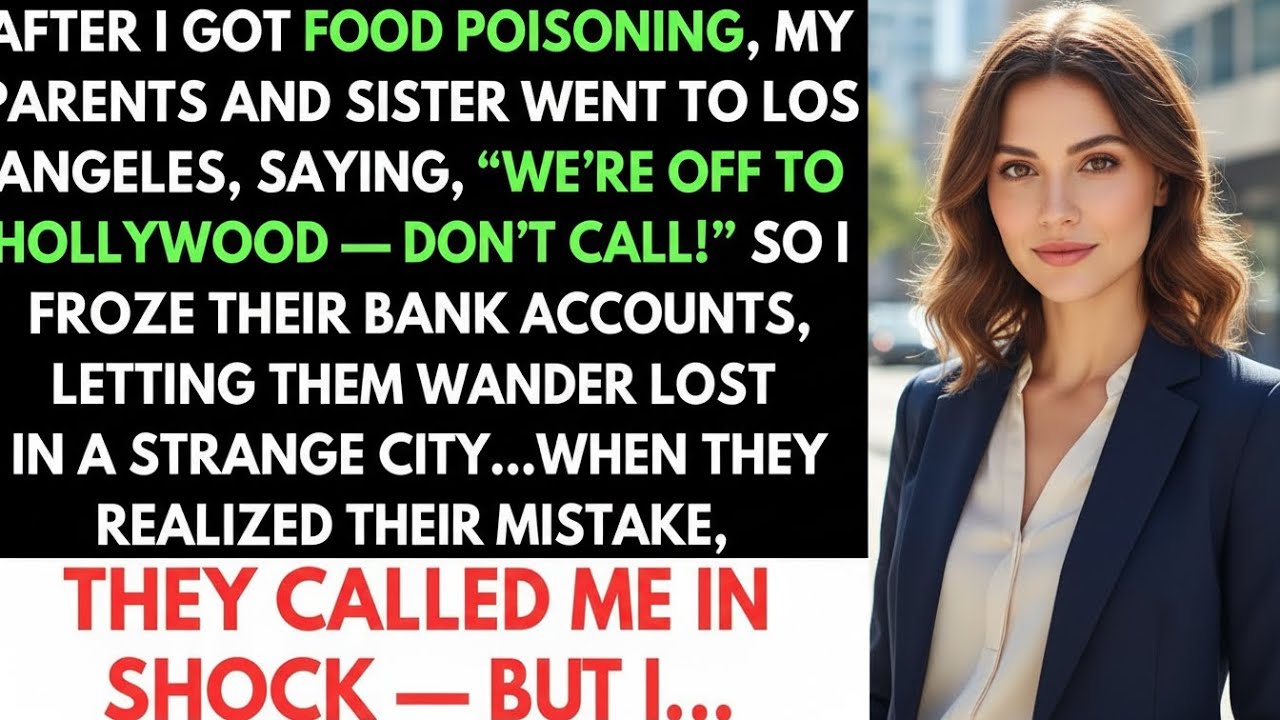 Family Left Me Sick To Go To Hollywood... I FROZE Their Cards And Left Them Stranded!