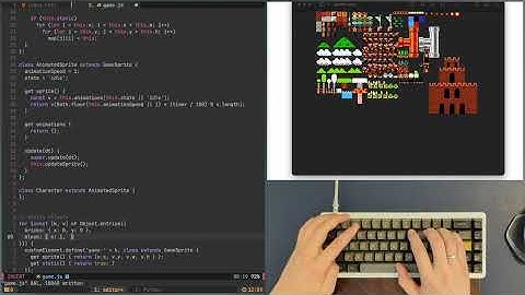 ASMR Programming: SuperMario with HTML and Javascript - No Talking