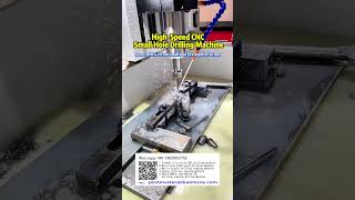 Small hole high-speed CNC drilling machine, screw drill 2.8mm small hole, processing depth 55mm。