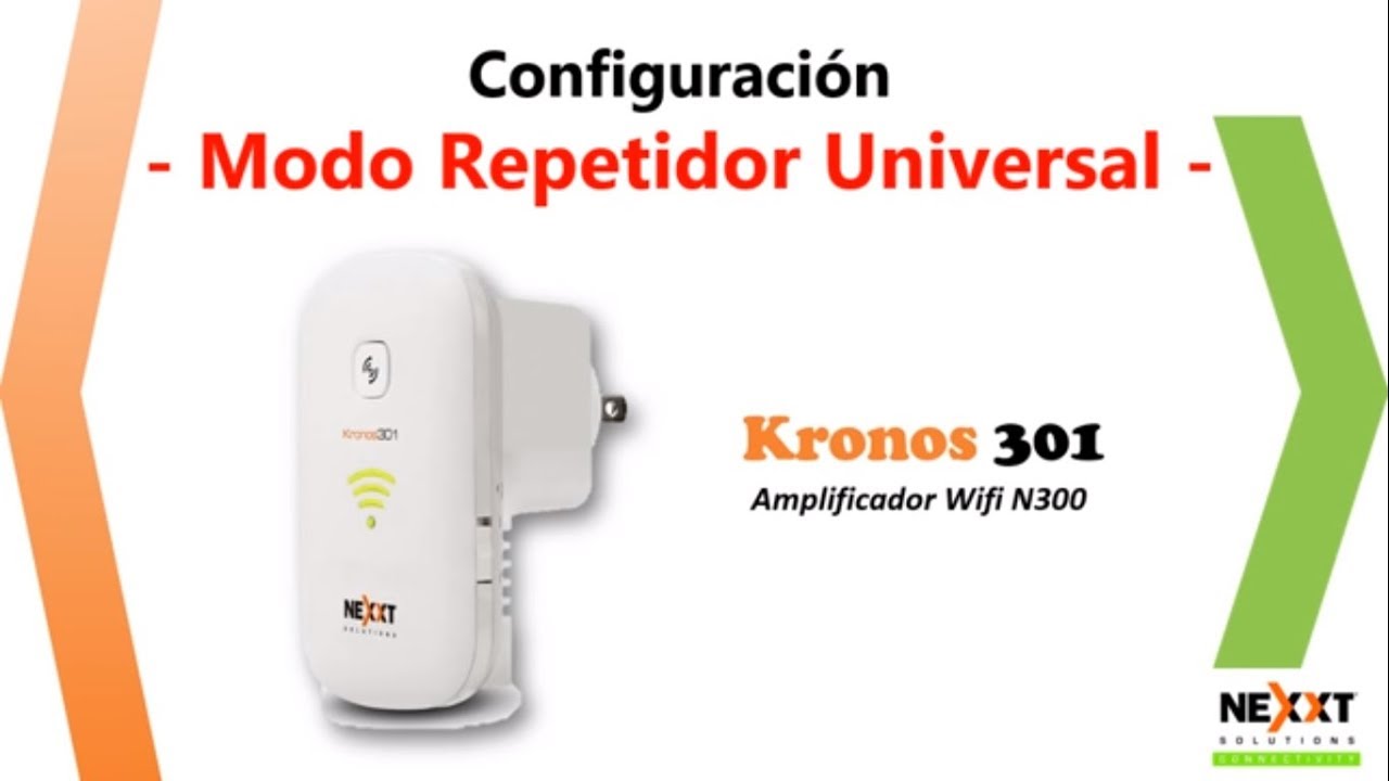 Download Kronos 301 || Configuración Modo Repetidor || Nexxt Connectivity