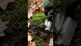 POV ASMR Forest Floor Slice 🌿🍂 Extreme Macro Soil, Moss & Root Textures