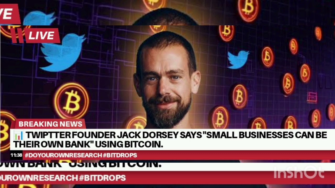 📊 Twitter Founder Jack Dorsey says "small businesses can be their own bank" using Bitcoin.