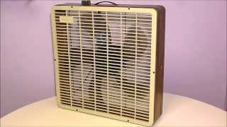 Famous Edison Comfort Box Fan by Toastmaster Profile