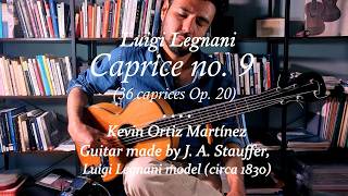 Kevin Ortiz Martinez Plays Caprice No. 9, Op. 20, L. Legnani On An J. A. Stauffer 200 Years Old