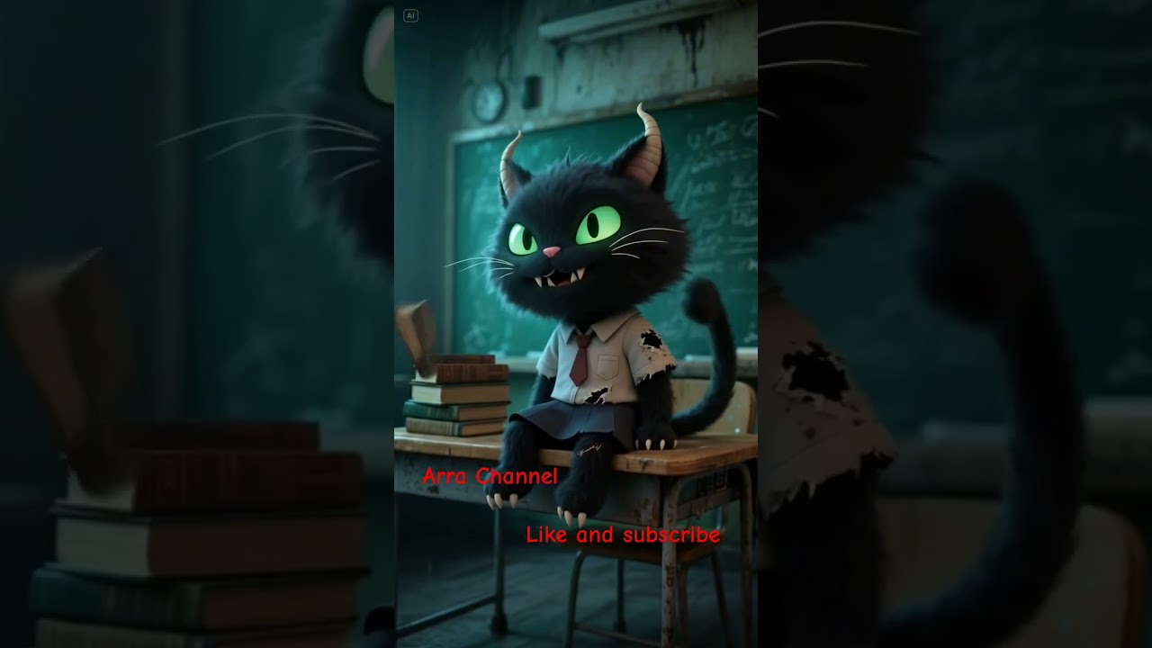 "New Student? Or New Nightmare?! 😼🎒👿"