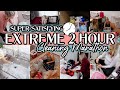 EXTREME CLEAN WITH ME- 2 HOURS OF CLEANING MOTIVATION- SUPER SATISFYING-WHOLE HOUSE- CLEANING MUSIC