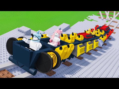 [로블록스] 슈퍼 엔진을 장착한 기차를 만들어요~!! (Build A Cart) - 민또 경또 -