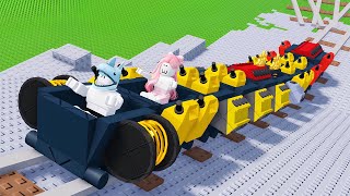 [로블록스] 슈퍼 엔진을 장착한 기차를 만들어요~!! (Build A Cart) - 민또 경또 - screenshot 1