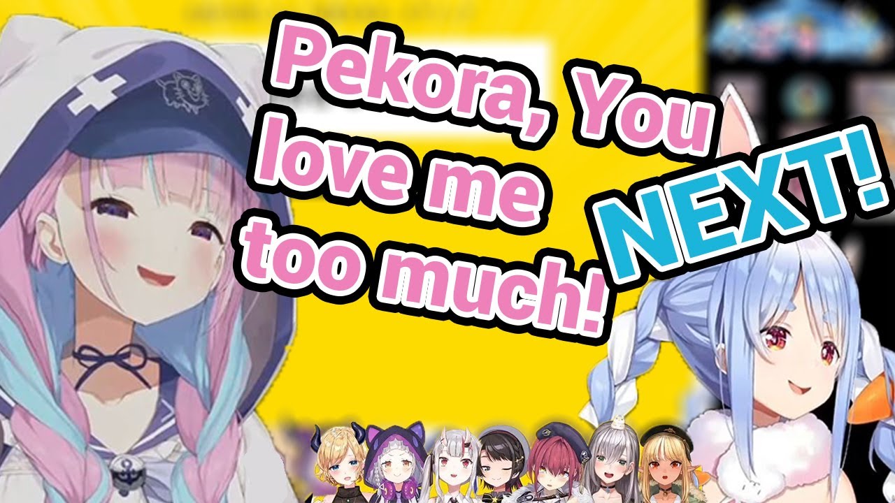 Pekora Can't handle Aqua in their Gen 2 Gen 3 Meeting Moments!!!