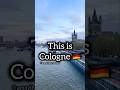 This Is Cologne Germany Germany 