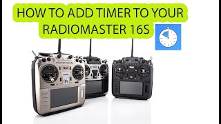 Radiomaster** TX16S**ADD TIMER MONITOR TO YOUR DRONE EASY WAY WITH SWITCH RESET ***