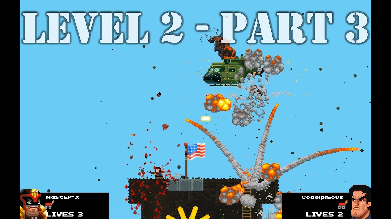 Broforce Co-Op Level 2 - Part 3