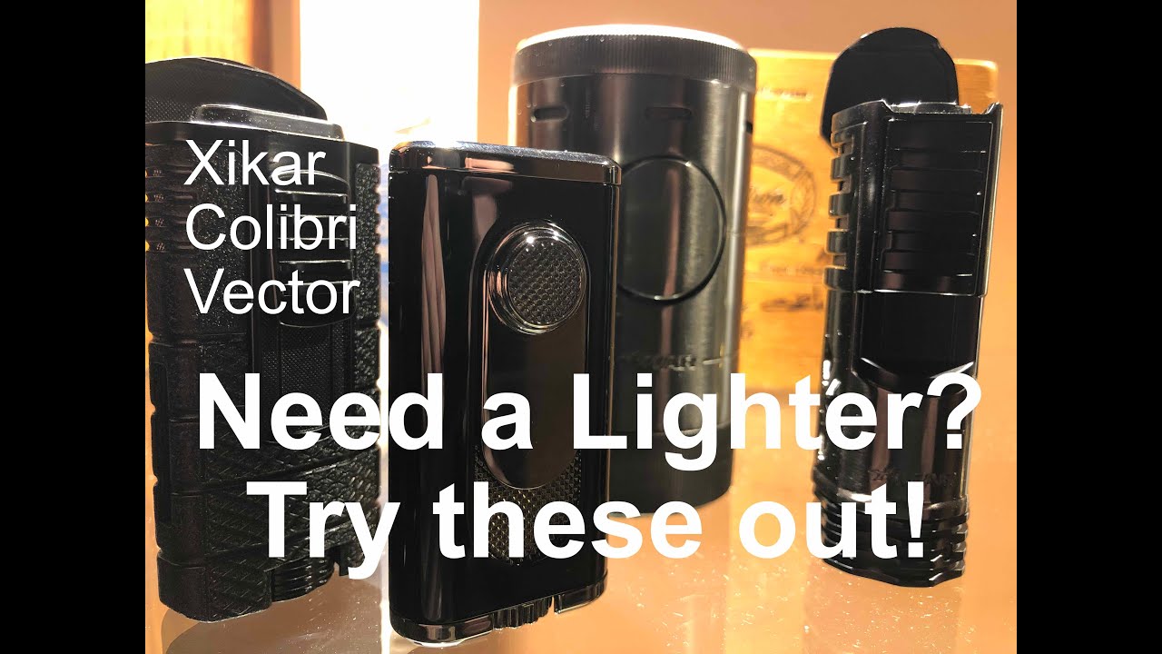 Xikar, Colibri and Vector lighters. Check them out!