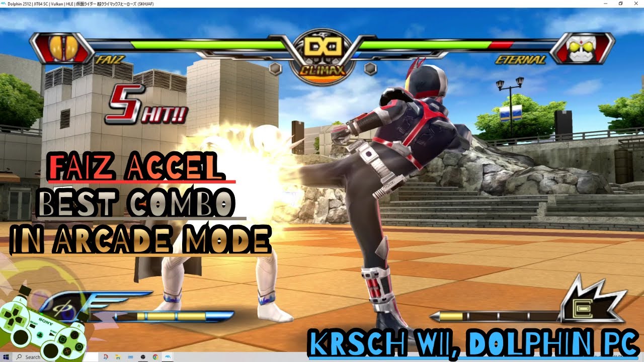 Faiz Accel Arcade Mode Hard, KRSCH WII, DOLPHIN PC