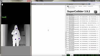 Processing Kinect SuperCollider