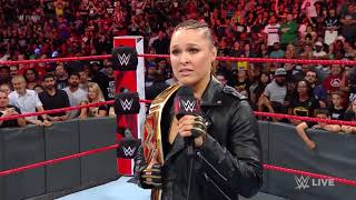 The Bella Twins & Ronda Rousey Attacks The Riott Squad Raw, Sept. 17, 2018