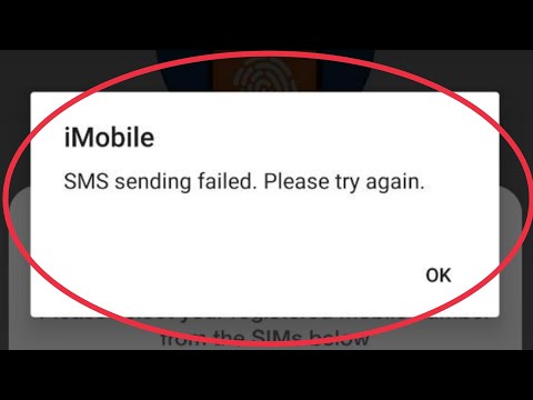 Fix SMS sending failed. Please try again in iMobile Pay by ICICI bank