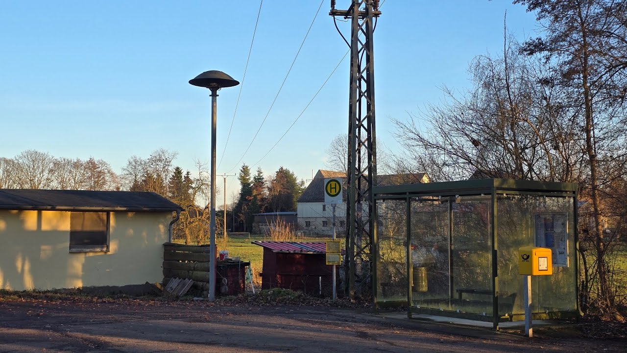 Sirenenprobe Eulendorf mit einer sehr tief stehenden E57