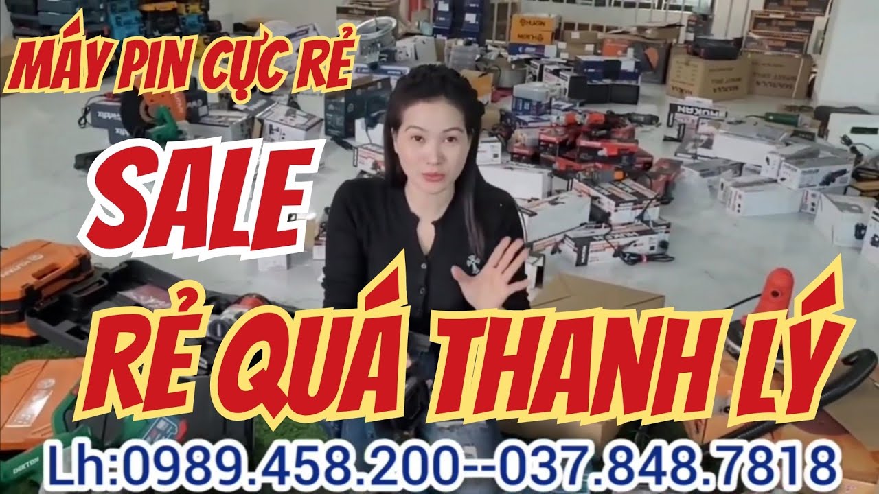 RẺ MÁY PIN, SALE THANH LÝ GIÁ CHÍNH HÃNG, MÁY PIN, HUKAN BOCSHUN DEKTON DEWALT.