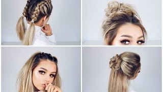 QUICK AND EASY HAIRSTYLES