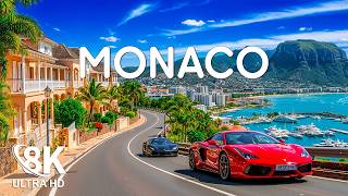 Monaco 8K ULTRA HD – The Most Luxurious Coast in the World | Relaxing Piano Music