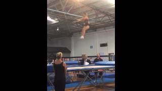Mackenzie Jones Trampolining U13 State Qualifier No 3 Vol