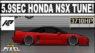 Pixel Car Racer | 3710HP Honda NSX Drag Tune | 5.9 Second 1/4Mile! Pixel Car Racer | 3710HP Honda NSX Drag Tune | 5.9 Second 1/4Mile!