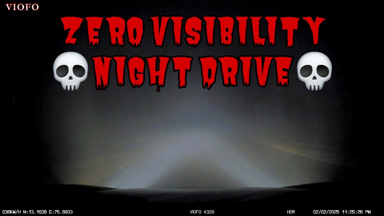 I Tested the World's BEST Dashcam in ZERO Visibility NIGHT Driving and ...
