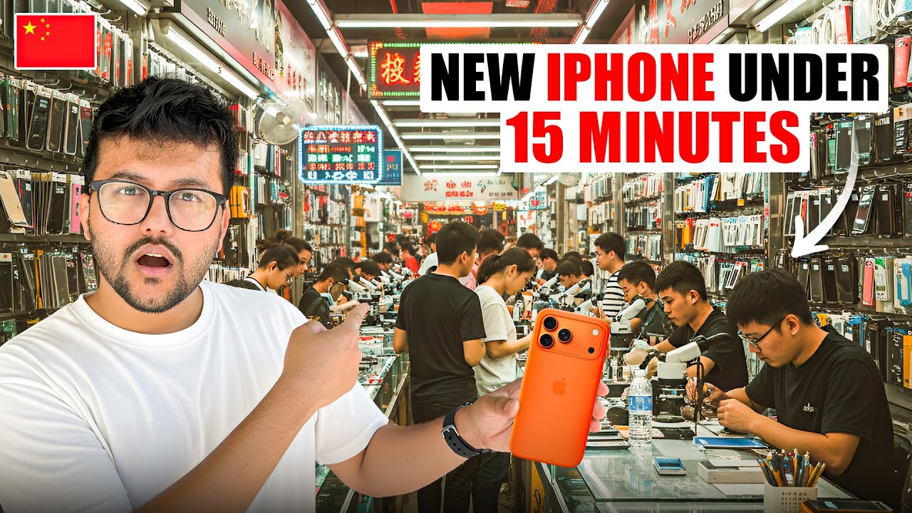 How China Builds iPhone in Just 15 Minutes!