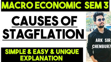 STAGFLATION | ECONOMICS | SY BCOM SEM 3 | SRK ARK SIR | COMMERCE | BEST EXPLANATION | INDIAN ECONOMY