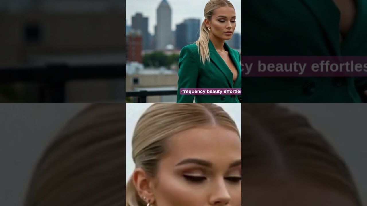 Runway to Rooftop: Shimmer & Green Suit Style Transformation!