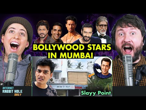 FOREIGNERS REACT to Where Bollywood Stars Stay in Mumbai | Slayy Point