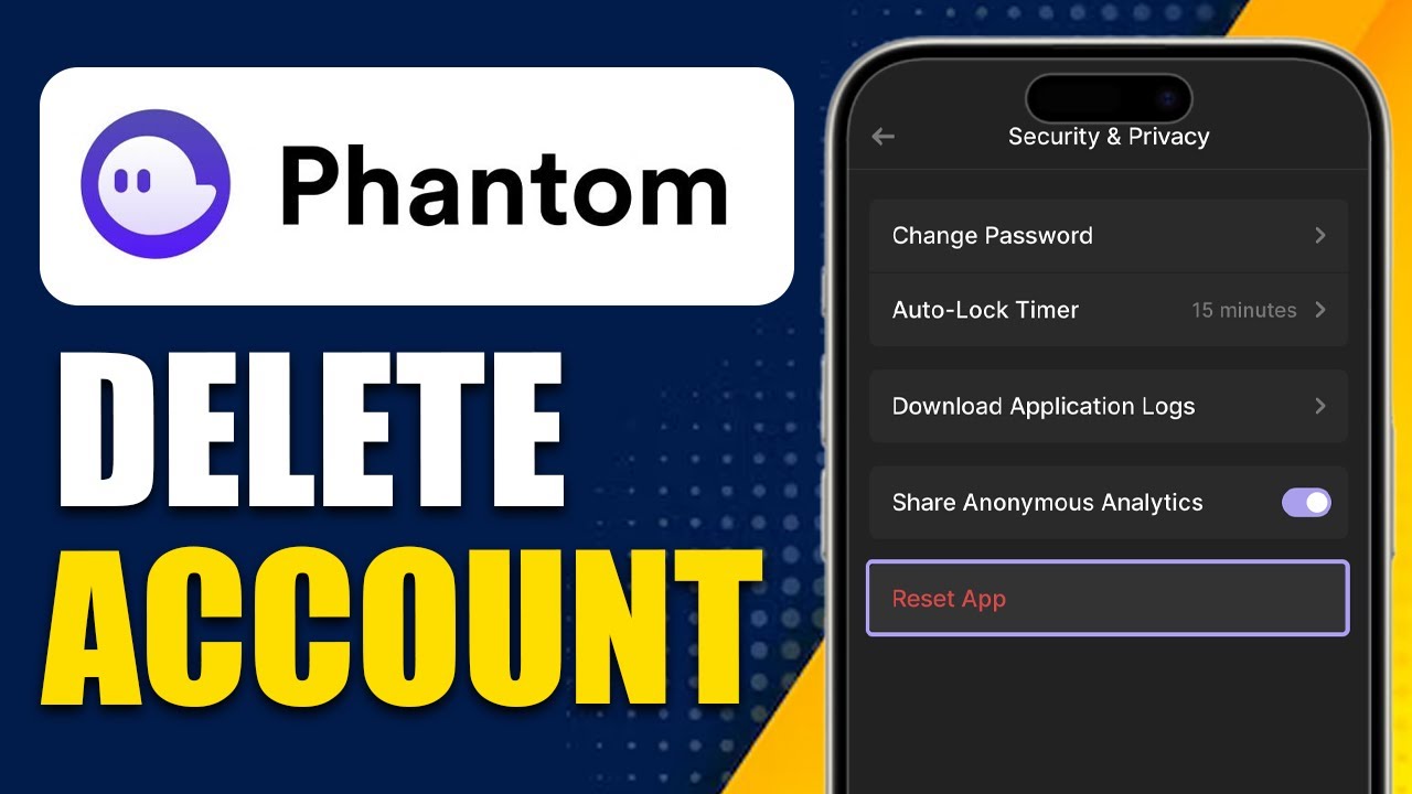 How To Delete My Phantom Wallet Account