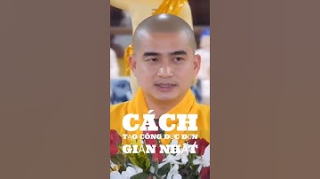 CÁCH TẠO CÔNG ĐỨC ĐƠN GIẢN NHẤT #shorts