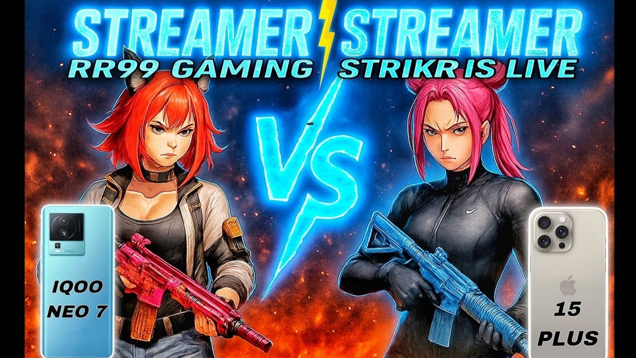 STREAMER vs STREAMER 1 vs 1 Intense TDM 🥶☠️ | STREAMER SHOCKED 