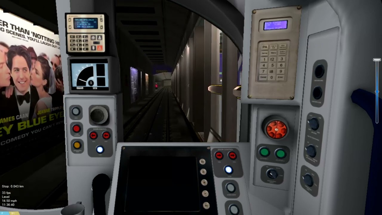 OpenBVE Jubilee Line: Stratford - West Hampstead (2009 Stock)