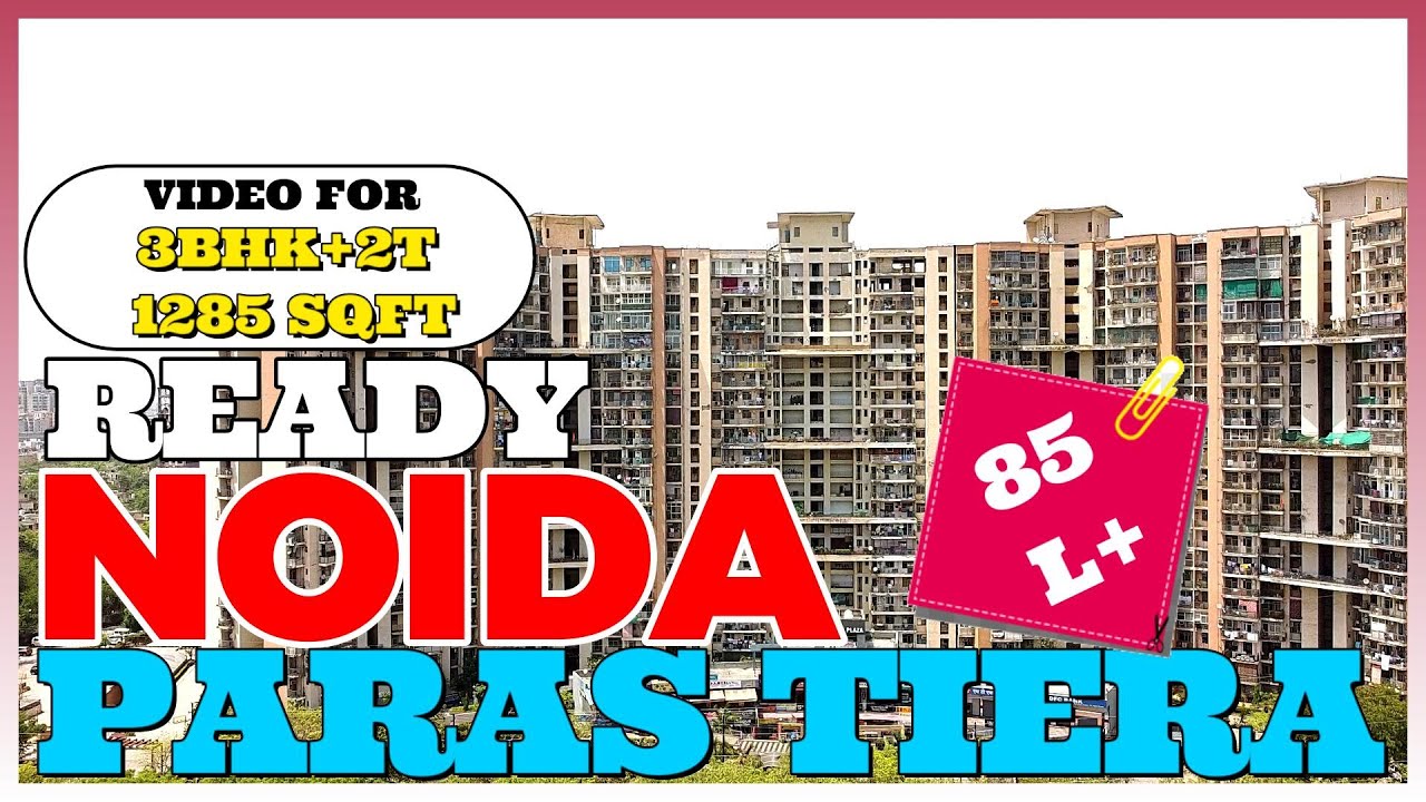 Noida Expressway, Paras Tierea Noida sector 137☎️9560955050- Ready to move flats Noida-1285SQFT