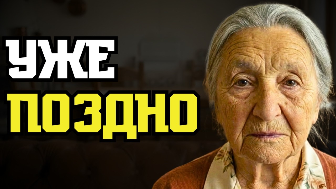 Мне 86 Лет… То, Что Я Поняла, Уже Поздно Для Меня