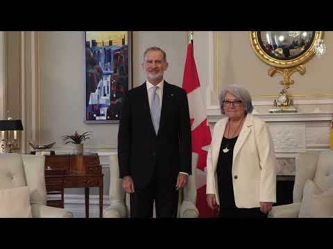 Encuentro con S.E. la Gobernadora General de Canad&aacute;, Mary Simon y cena en honor de S.M. el Rey