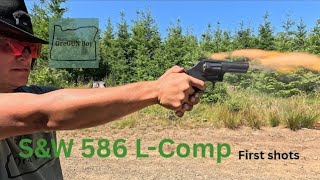 Smith & Wesson 586 L-Comp first shots